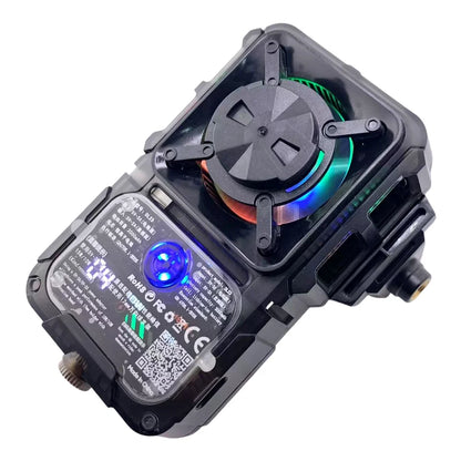 DL23 Semiconductor Phone Cooler - 2000mAh Temperature-Controlled Smartphone Cooler with Digital Display & Dual Mount Holes