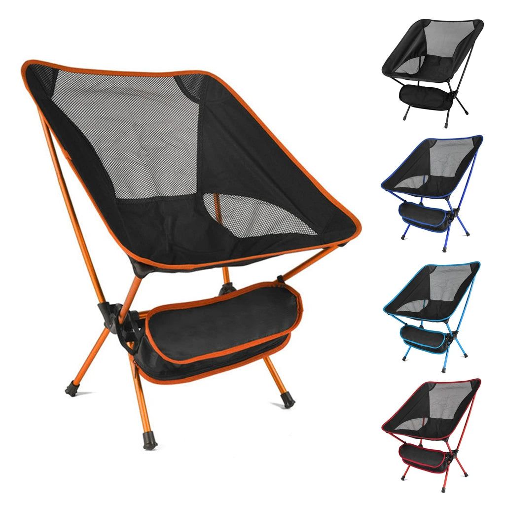 Ultralight Folding Chair – Portable Detachable Seat for Fishing, Camping, BBQ, Garden & Hiking