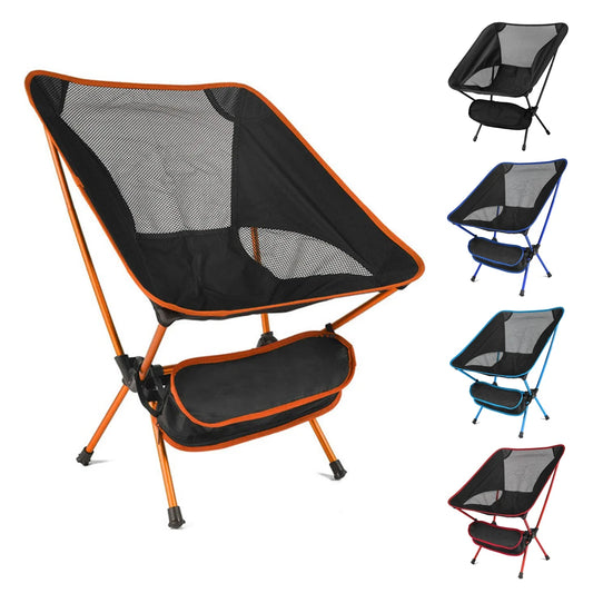 Ultralight Folding Chair – Portable Detachable Seat for Fishing, Camping, BBQ, Garden & Hiking