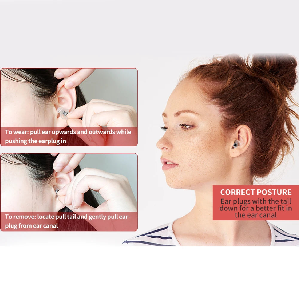 High Fidelity Concert Earplugs - Reusable Hypoallergenic Hearing Protection for Musicians & Events