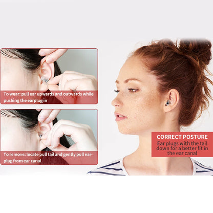High Fidelity Concert Earplugs - Reusable Hypoallergenic Hearing Protection for Musicians & Events