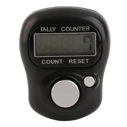 Mini Finger LCD Electronic Counter — Digital Counting Tool (0-99999) for Sewing, Knitting & Weaving
