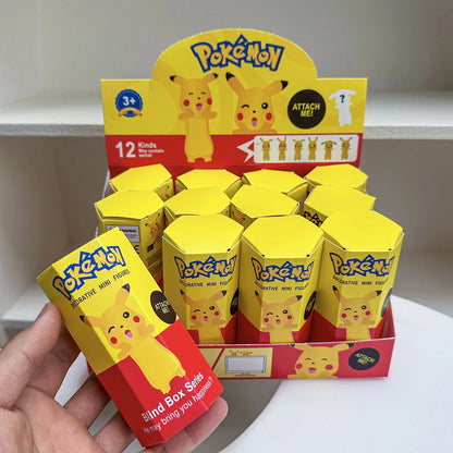 12PCS Surprise Blind Box Cartoon Character Dolls – Cute Model Toy Figures for Mobile, Car & Desktop Decoration Gift