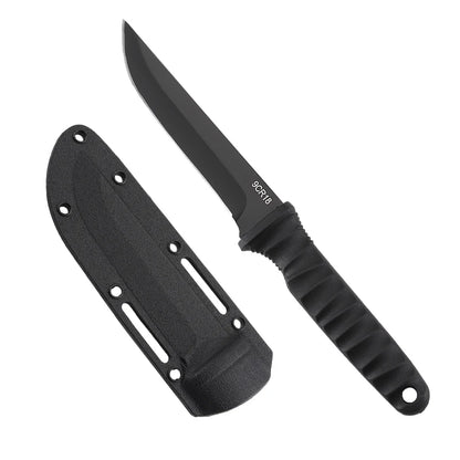 5Cr15Mov Stainless Steel Meat Cleaver – Sharp Boning Knife with Holster & Multifunction Vegetable Peeler