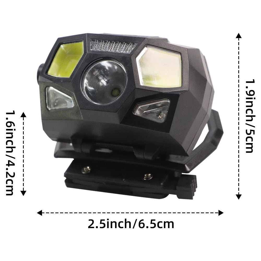 JOAXOR Tactical FAST MICH Helmet Light – USB Rechargeable Waterproof Signal Headlamp for Hunting & Fishing
