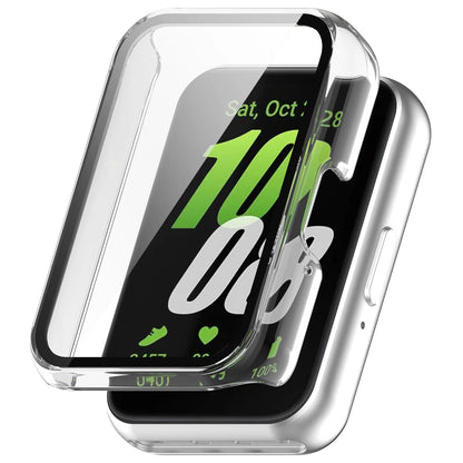 Glass+Case for SGlass+Case for Samsung Galaxy Fit 3 – Tempered Glass Screen Protector & Hard PC Bumper Cover Accessory Setamsung Galaxy Fit 3 Tempered Glass Screen Protector & Hard PC Protective Bumper for Galaxy Fit3 Accessories