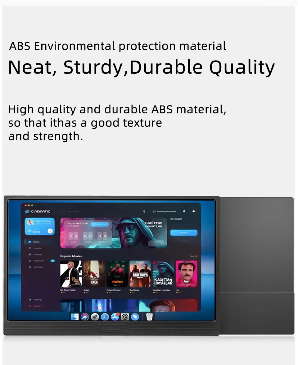 JSHIX 11.6/14/15.6 Inch Portable Monitor — 1080P Full HD IPS Second Screen for Gaming, Laptop, Phone, Switch & Xbox