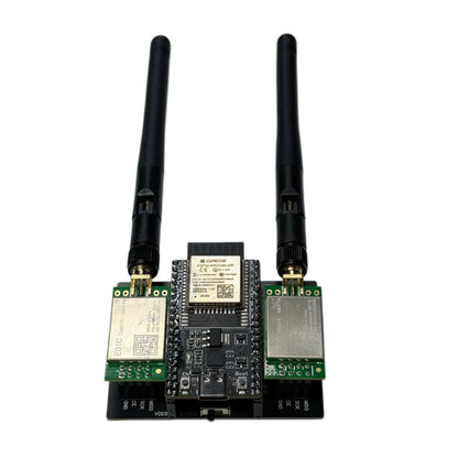 NRF24L01 High-Power Wireless Module Kit - ESP32 DevKitC, E01C & 5V 2A Power Supply for 2.4GHz Testing