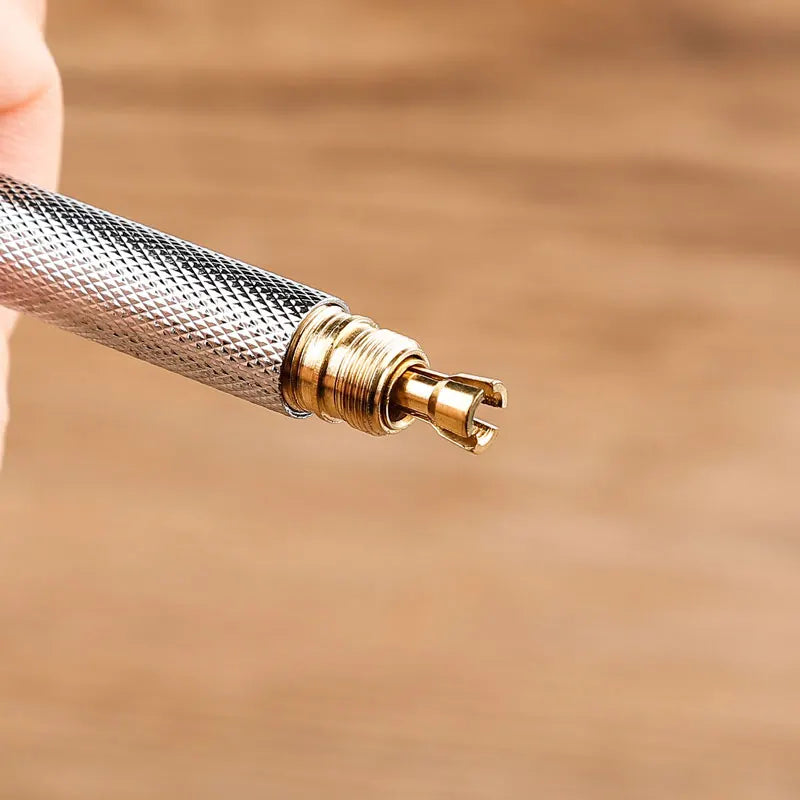 Full Metal Mechanical Pencil Set - 0.3–2.0mm Automatic Drawing Pencils with Leads for Art, School, and Office Use