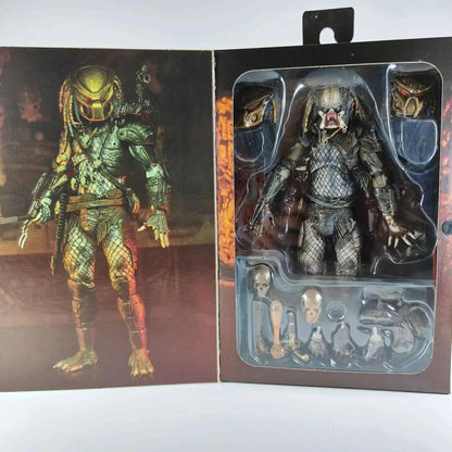NECA Shaman Ahab Ultimate Scout Warrior Action Figure – Lost Battle Feral Jungle Hunter Predator Collector Toy