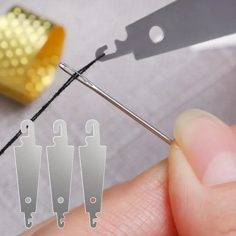 Large Eye Stainless Steel Sewing Needle Set for Embroidery, Knitting & Yarn Stitching – Hand Sewing DIY Crafts Tools