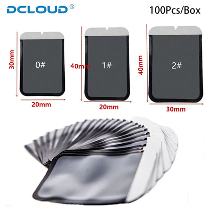 100PCS Disposable Dental X-Ray Barrier Envelopes - Protective Pouch for Digital Film & Sterilization