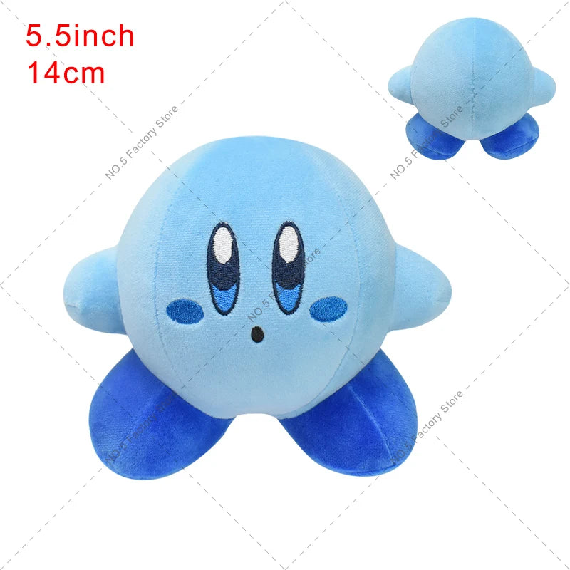 4 Styles Kirby Plush Doll – Pink, Yellow & Green Anime Stuffed Toy for Kids’ Christmas & Birthday Gifts