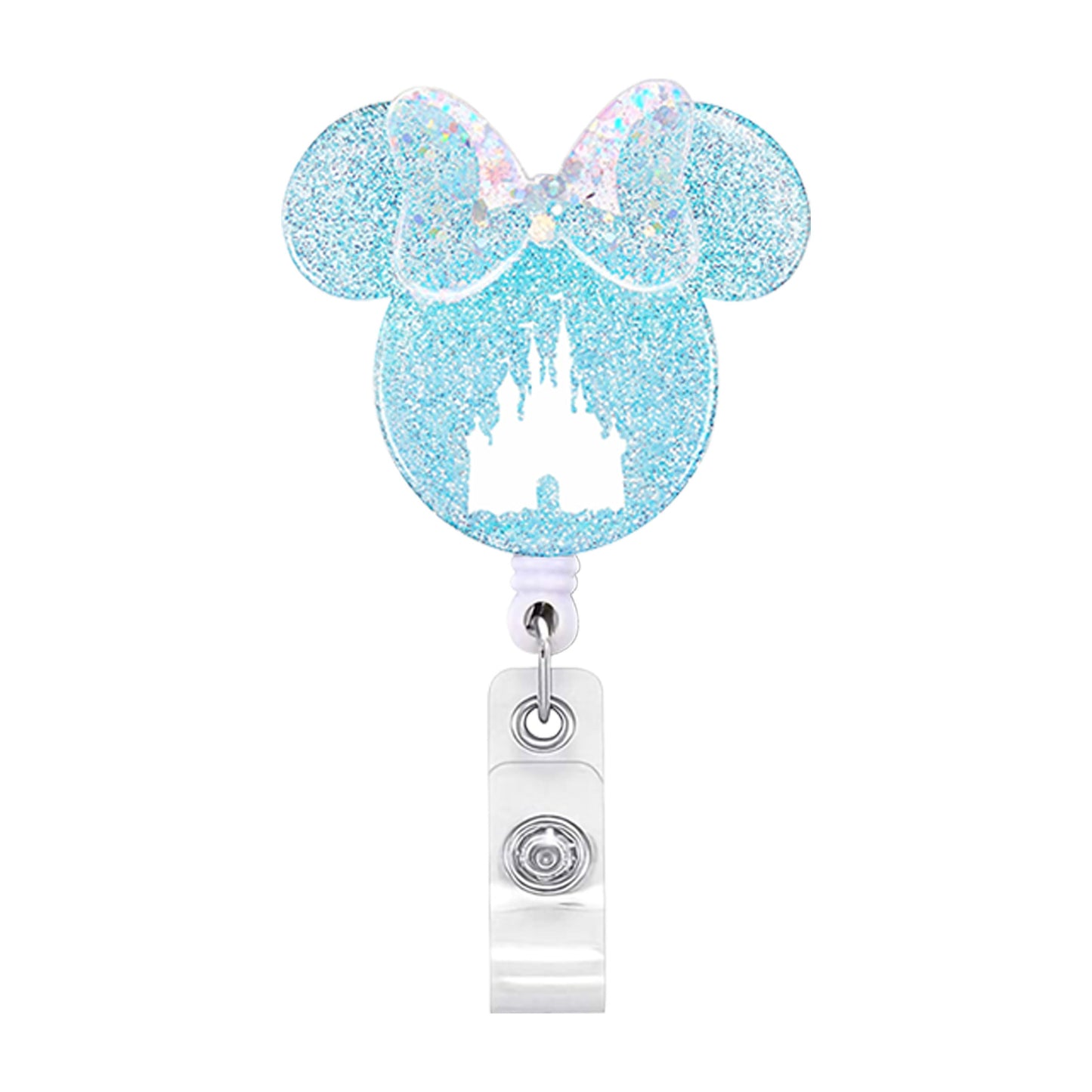 2023 Acrylic Retractable Nurse Badge Reel – Cute Anime Christmas ID Card & Key Holder Lanyard