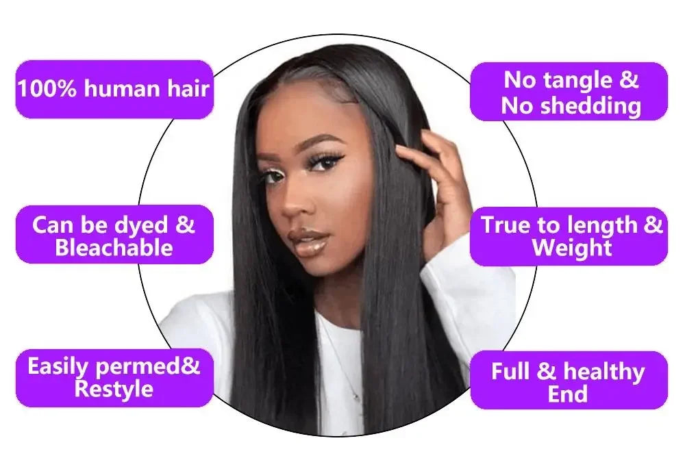 99J Burgundy Lace Front Human Hair Wig – Straight 13x4 HD Transparent Full Lace Frontal, Red Glueless Wig for Women