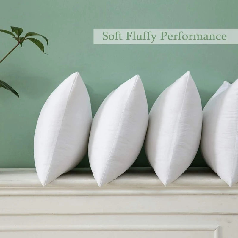Throw Pillow Insert - Soft Fluffy Plump Cushion Inner Pad 30x50cm 45x45cm 50x50cm White Decorative Stuffer