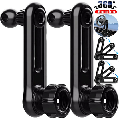 Rotating Adjustable Car Phone Mount - Universal 17mm Ball Head Navigation Holder Extension Adapter