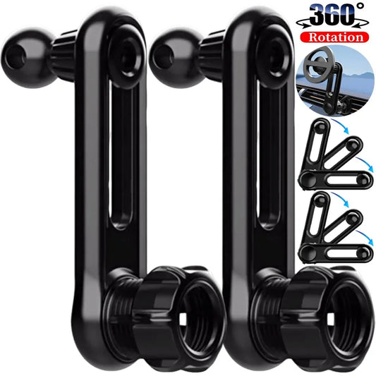 Rotating Adjustable Car Phone Mount - Universal 17mm Ball Head Navigation Holder Extension Adapter