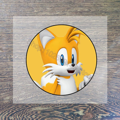 Sonic Cartoon Iron-On Patches – DIY Heat Transfer Anime Stickers for Clothing & Custom T-Shirts