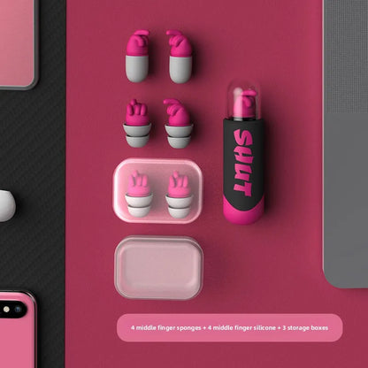 Professional Noise-Canceling Earplugs - Reusable Ultra-Quiet Sound Blocking Earplugs for Sleep, Study & Dorms