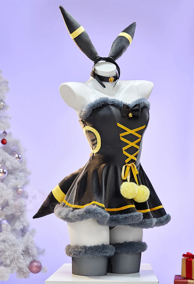 Anime Vaporeon Umbreon Sylveon Cosplay Costume - Sexy Cloak Dress Outfit for Women, Halloween & Christmas