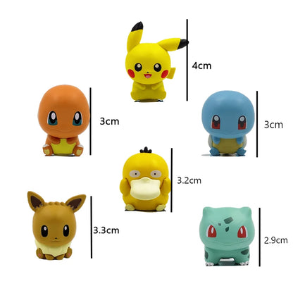 Authentic Pokémon PokéBall Adventure Pikachu & Squirtle Handmade Cartoon Doll Toy – Cute Kids Christmas Gift Ornament