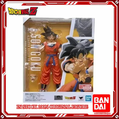 Original Bandai Dragon Ball Z S.H.Figuarts — Super Saiyan God Blue Son Goku Action Figure Model Toy