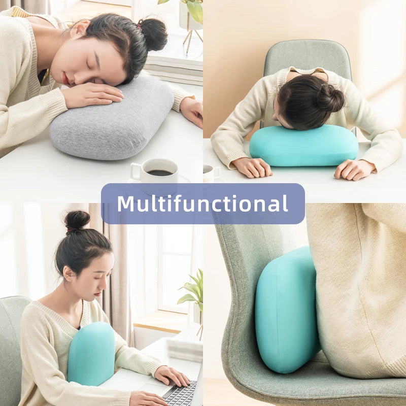 Multifunction Memory Foam Neck Pillow - Soft Slow Rebound Travel Pillow for Sleeping, Cervical Health, and Massage