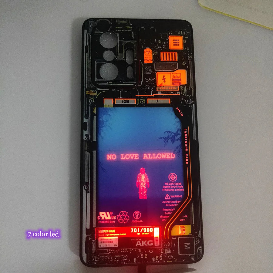 DIY Custom LED Phone Case - Glowing Anime Cartoon Cover for Samsung Galaxy A17, A16, A15, A14, A12, S20 FE, S21, S22, S23, S24, S25 & S26 Series