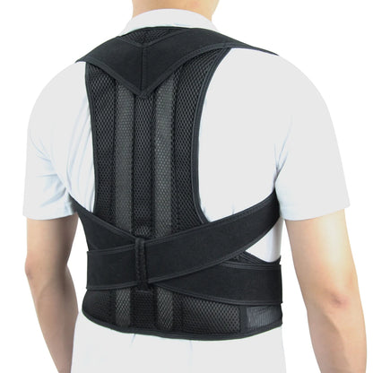 Adjustable Back Brace Posture Corrector – Lumbar & Shoulder Support Belt for Men & Women, Improve Scoliosis