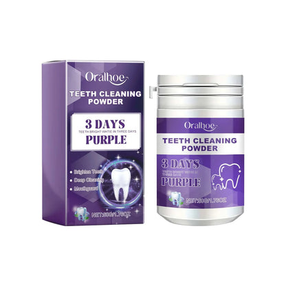 Purple Teeth Whitening Toothpaste – Deep Cleaning, Plaque & Stain Removal, Freshens Breath in 5 Days