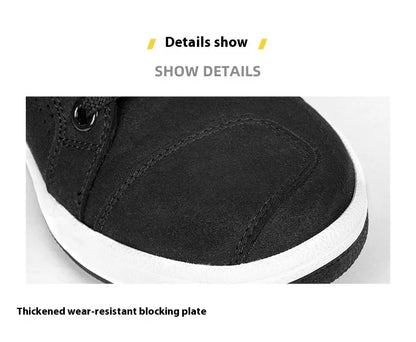 Motorcycle Riding Shoes - Breathable High-Cut, Anti-Fall, Anti-Slip Knight Boots, Parkour Shoes, All-Season Casual Motorcycle Boots