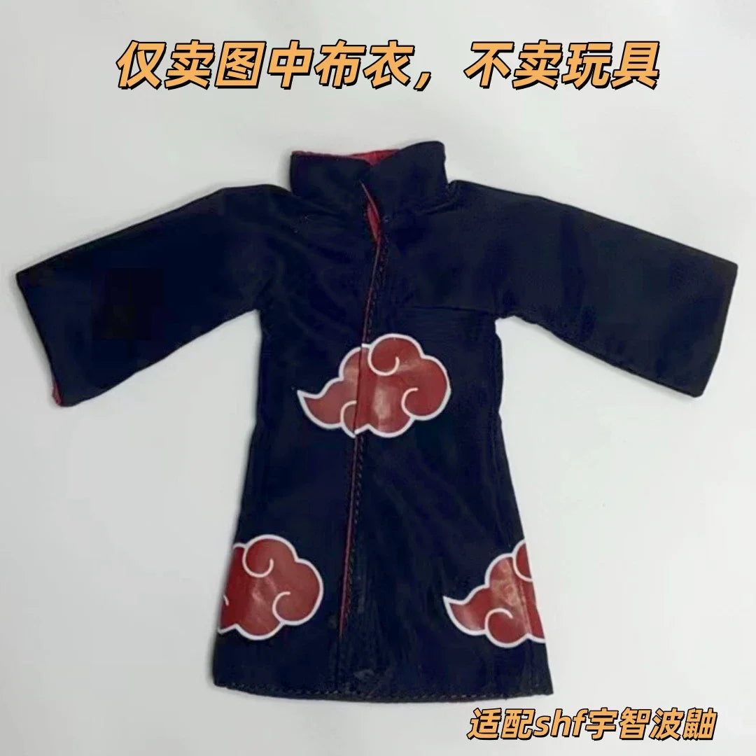Naruto Anime Figure Accessories - 1/12 Scale Mini Robe, Skirt and Bamboo Hat for SHF Action Figures
