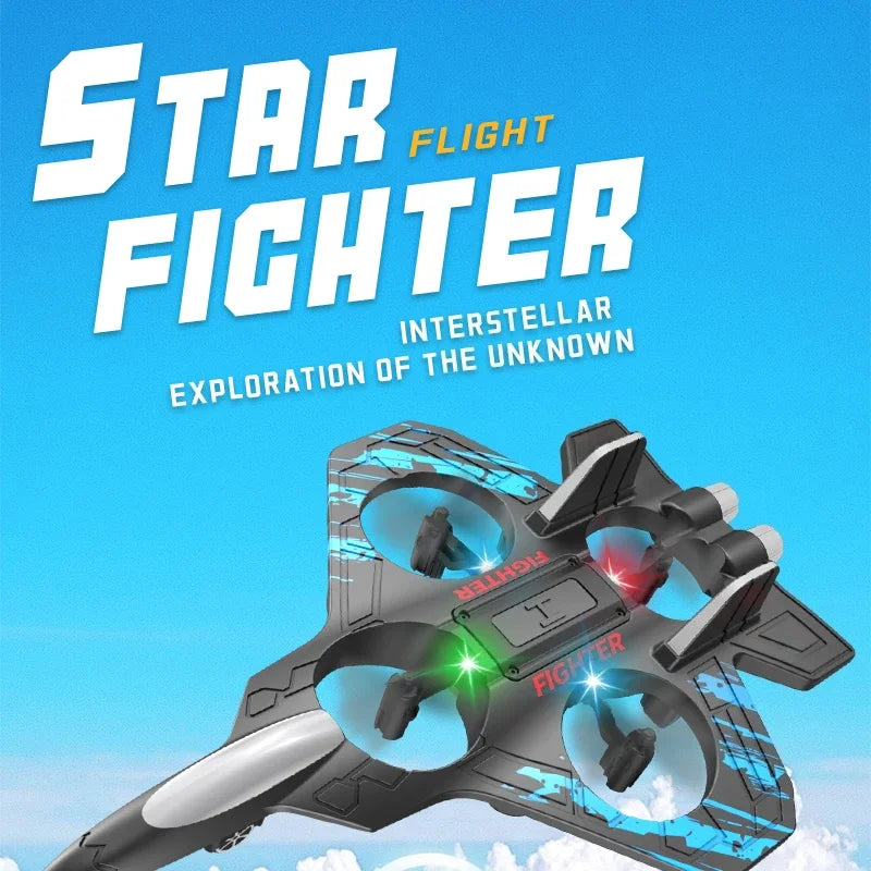 2.4G Remote Control Fighter Foam Glider – LED Stunt UAV Helicopter Aircraft Model