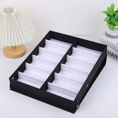 12-Slot Glasses Tray – Sunglasses and Eyeglass Organizer Display Case Holder