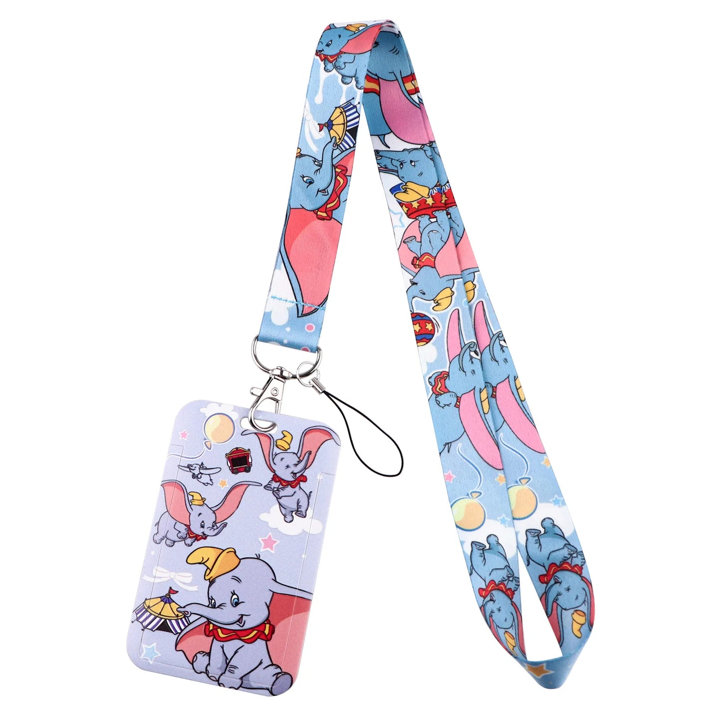 Cartoon Stitch Credential Holder Lanyard – Cute Neck Strap for Keychain, Pass & Credit Card Holder Accessories