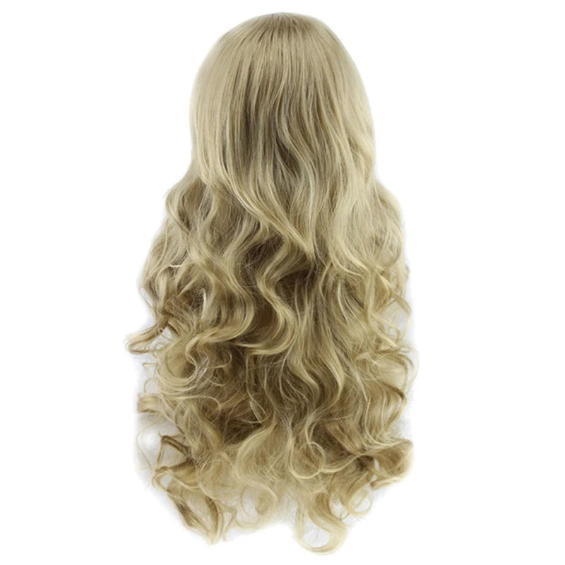 Princess Cosplay Wig for Girls - Synthetic Hair Halloween Birthday Party Costume Accessory