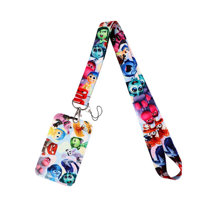 Cartoon Stitch Credential Holder Lanyard – Cute Neck Strap for Keychain, Pass & Credit Card Holder Accessories