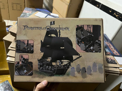 Pirates Black Pearl Ship Building Blocks – 1:1 Caribbean Adventure Boat Model Toy for Kids & Adults