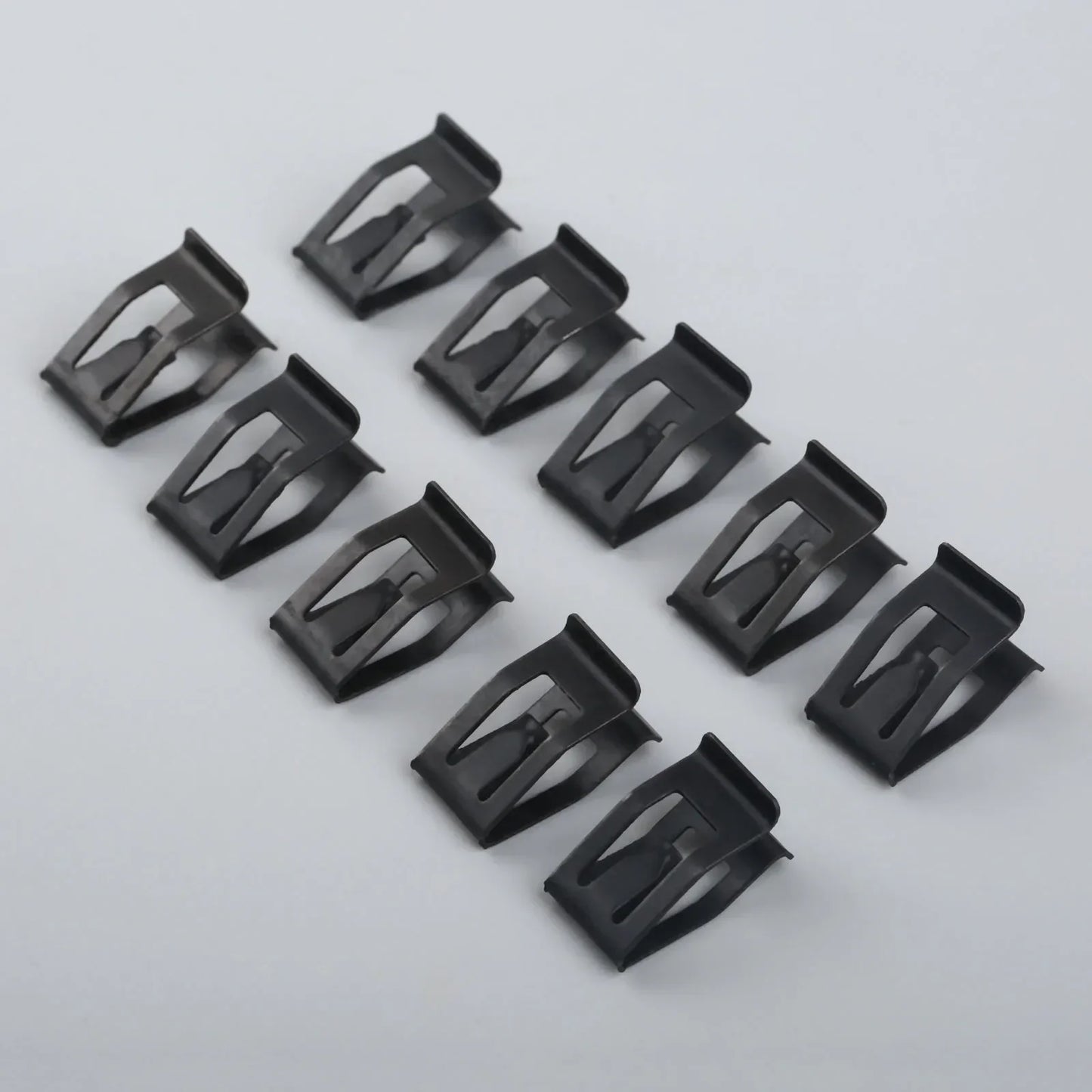 10Pcs Car Dashboard Trim Clips - Black Metal Rivet Fasteners for Ford, Mazda, Audi, Toyota