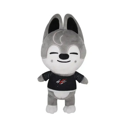 Kpop SKZOO Plush Keychain – Cute Dog Pendant Toy for Kids, Backpack Hanging, Birthday Gift