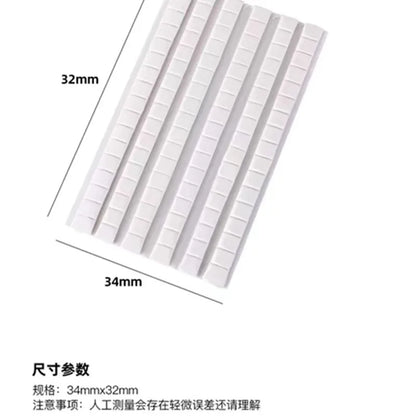 96Pcs Reusable Fixing Adhesive Clay Sticks - Removable Glue for Nail Tips Holder and Art Practice