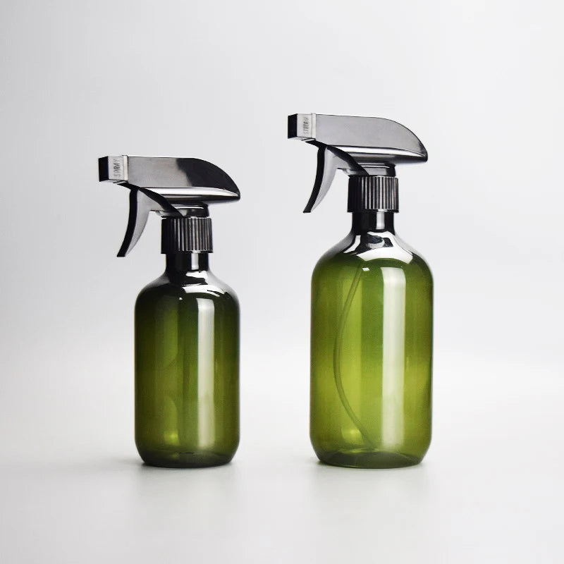 300/500ml High Pressure Plastic Spray Bottle — Refillable Water Mist Container for Hair Styling and Hairdressing