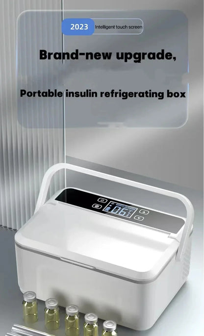 Double Layer Large Capacity Insulin Cooler Box – Portable Medicine Refrigerator for Insulin Storage