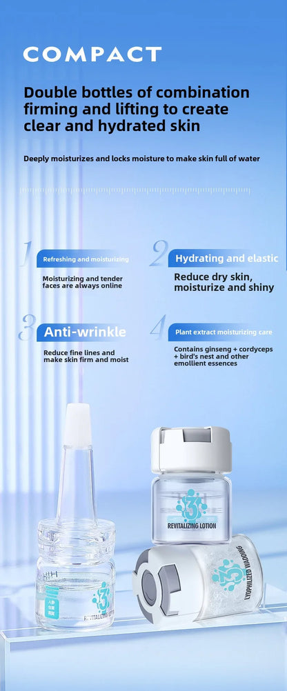 Triple Peptide Anti-Wrinkle Skincare Set – Firming, Lifting & Hydrating Face Kit for All Skin Types