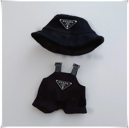 17cm Labubu Mini Doll Outfit Set - Hat, Clothes & Shoes for Labubu II Sitting Party Game Accessories