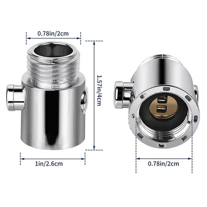 Shower Head Water Stop Valve - One-Button Pause & Flow Control Switch for Bathroom Shower Accessories