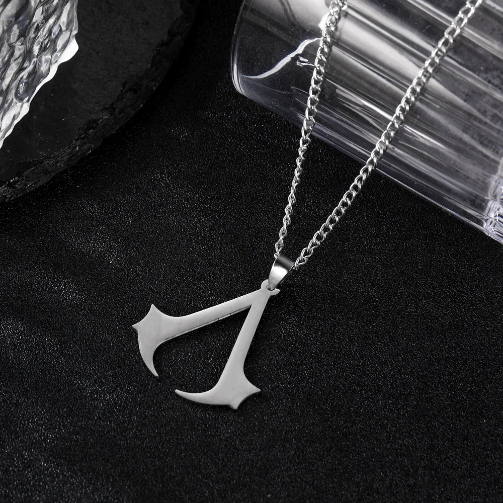 Assassin Syndicate Creed Pendant Necklace - Stainless Steel Game Cosplay Jewelry Gift