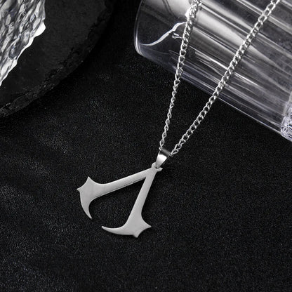 Assassin Syndicate Creed Pendant Necklace - Stainless Steel Game Cosplay Jewelry Gift