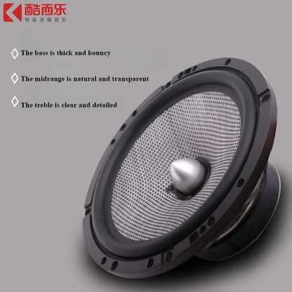 High-Quality Two-Way Car Audio Modification Kit - 6.5 Inch 12V High Power Amplifier & Front Door Speaker Kit